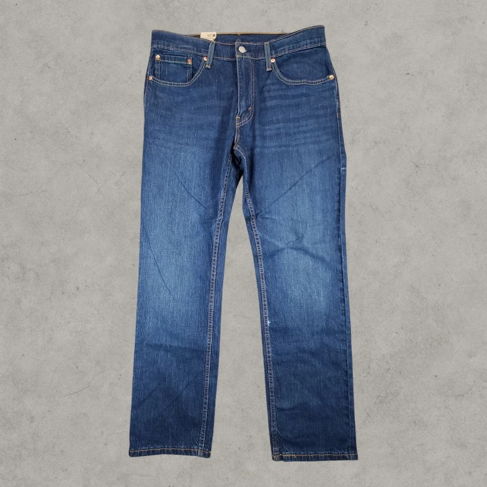 Levi's 559 Jeans Mens 33x32 Medium Wash Blue Denim Stretch Relaxed Straight NWT